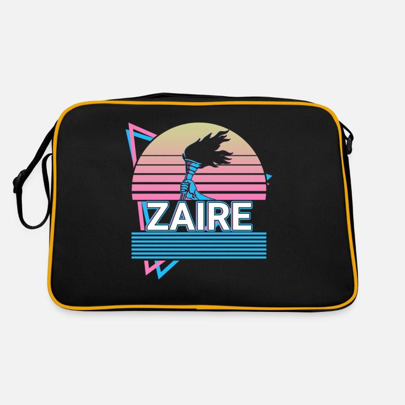 Zaire Kongo Kongolese Retro Geschenk Retro Tasche