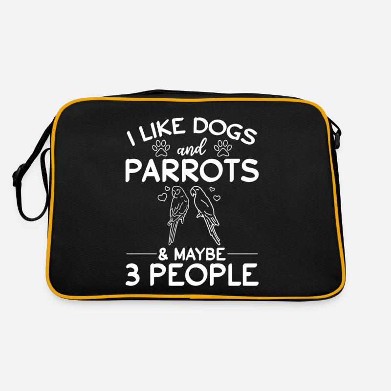J’aime les chiens et les perroquets & Maybe 3 Sac Retro
