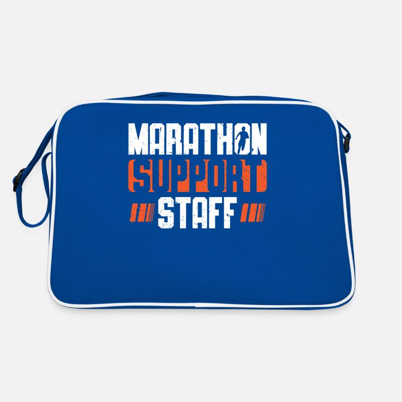 Support staff for marathon runners Retro Bag