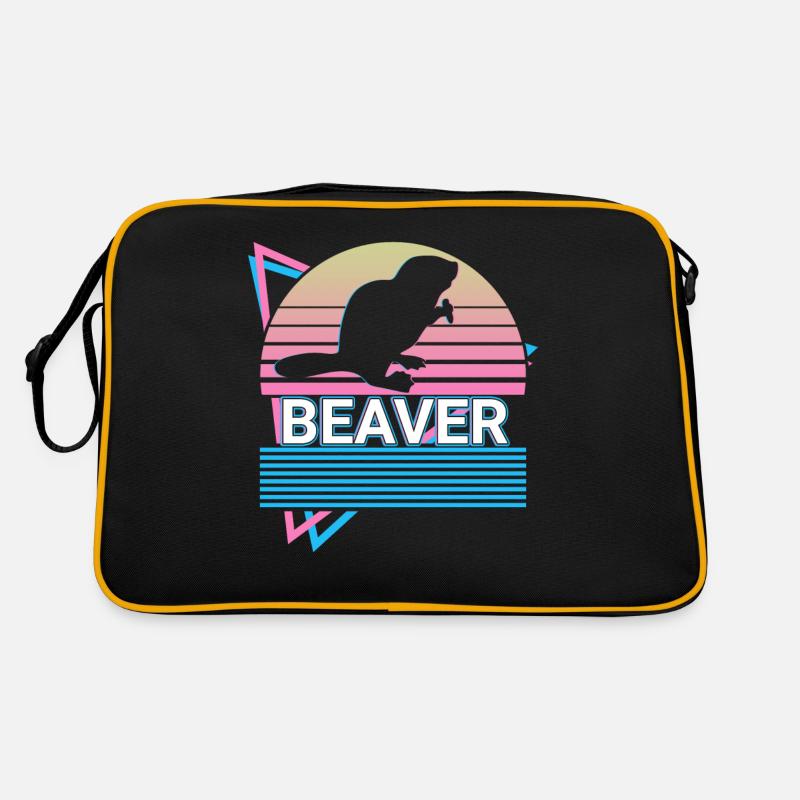 Biber Retro Geschenk Retro Tasche