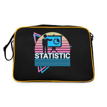 Statisticien Statisticien Retro Gift - Sac Retro - noir/or - Dos