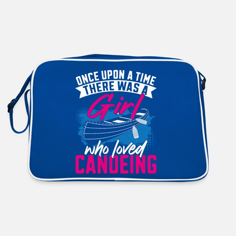 Canoe Canoeing Girl Once Upon A Retro Bag