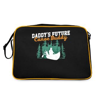 Canoë Canoë Père Papa Fils - Sac Retro - noir/or - Dos