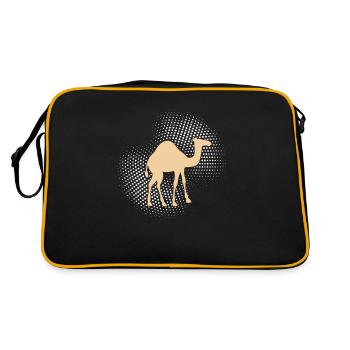 Camel Dromedary - Retro Bag - black/gold - Back