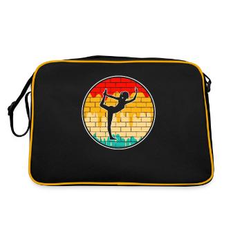 Yoga Méditation Rétro - Sac Retro - noir/or - Dos