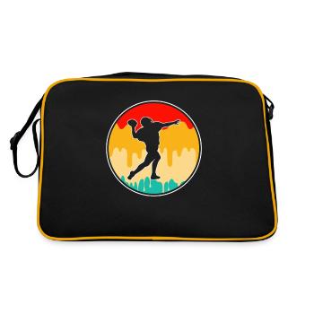 Football Retro - Retro Bag - black/gold - Back