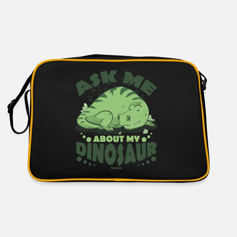 Posez-moi des questions sur mon dinosaure Sac Retro