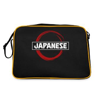 Art japonais Culture japonaise Japonais - Sac Retro - noir/or - Dos