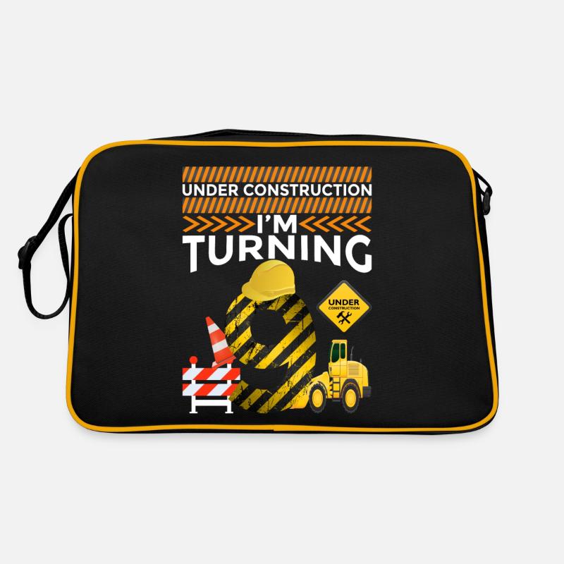 Ich Werde 9 9. Geburtstag Konstruktion Themenparty Retro Tasche