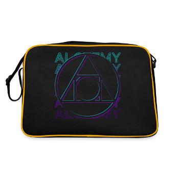 Alchemy Symbol Alchemist Philosophers Stone Retro - Retro Bag - black/gold - Back