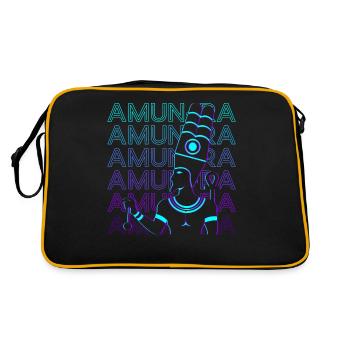 Amun Ra Egyptian God Amun Re Ancient Egypt Ret - Retro Bag - black/gold - Back