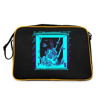 Aquarist Fish Keeper Fish Keeping Fish Aquarium G - Sac Retro - noir/or - Dos