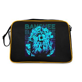 Banshee Irische Legenden Folklore Retro Geschenk - Retro Tasche - Schwarz/Gold - Hinten