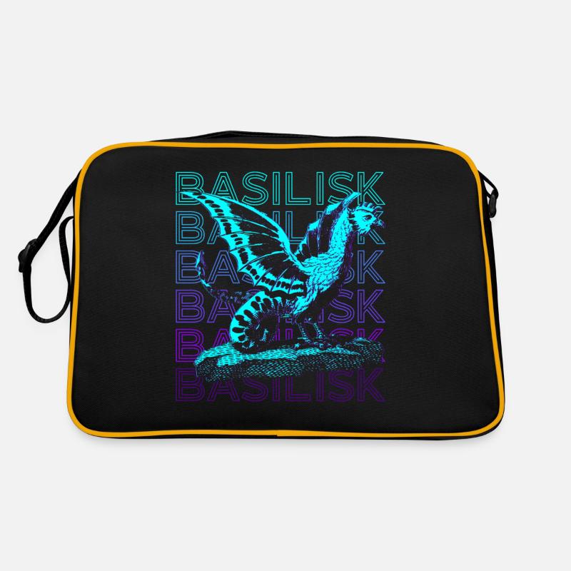 Basilisk Retro Geschenk Retro Tasche