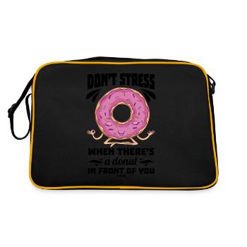 Beignet - Sac Retro - noir/or - Dos
