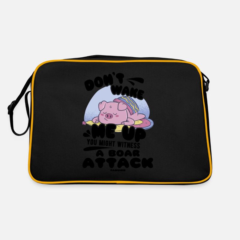 Schwein Retro Tasche