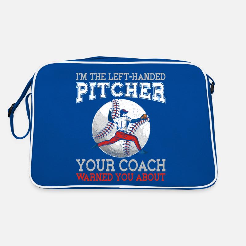 Baseball Fan Pitcher Vintage I'm Retro Bag