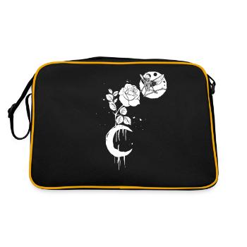 Occult Moonrose Witchcraft Witch Skeleton Occult - Retro Bag - black/gold - Back