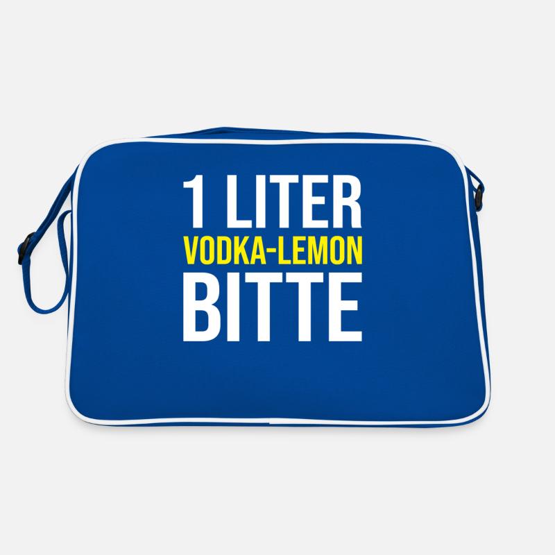 Mallorca Vodka Lemon Spruch Retro Tasche