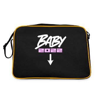 Bébé 2022 - Naissance Enceinte 2022 - Sac Retro - noir/or - Dos
