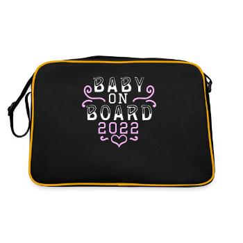 Bébé 2022 - Naissance Enceinte 2022 - Sac Retro - noir/or - Dos