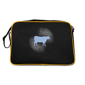 Bœuf de vache - Sac Retro - noir/or - Dos