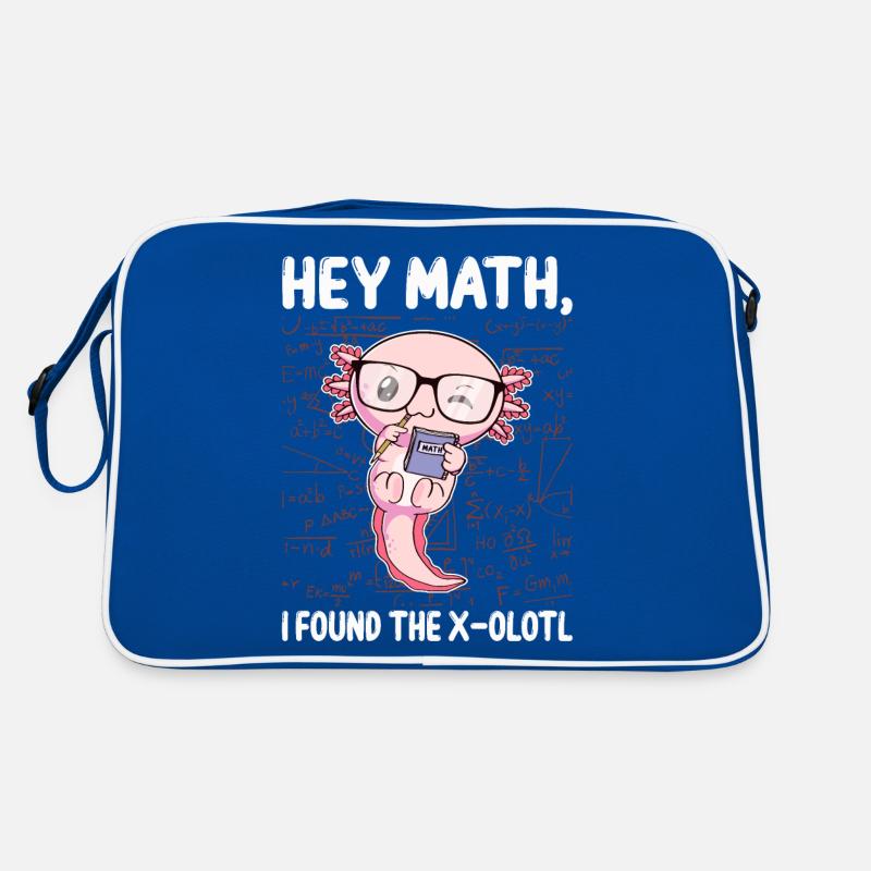 Drôle Math Axolotl Math Cadeau Sac Retro
