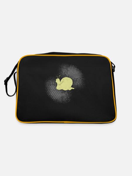 Escargot - Sac Retro - noir/or