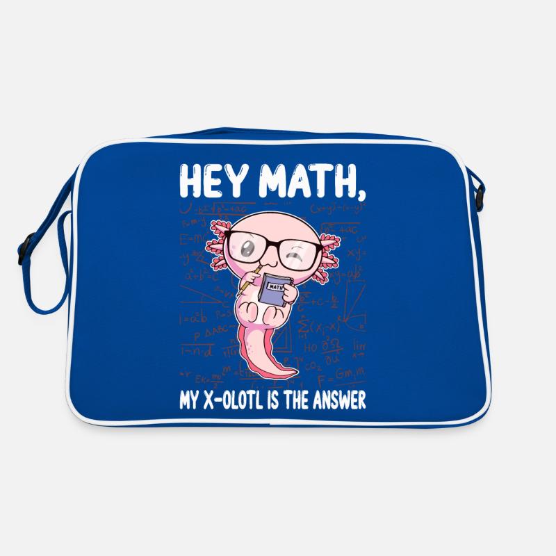 Drôle Math Axolotl Math Cadeau Sac Retro