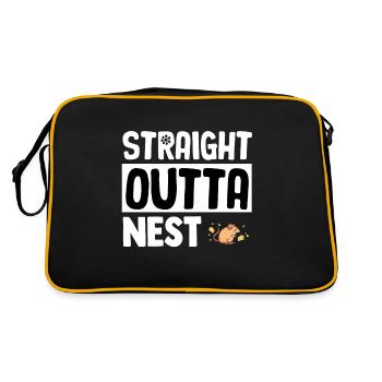 Souris Souris Cadeau Rat Rongeur Souris Souris Lousemaus - Sac Retro - noir/or - Dos