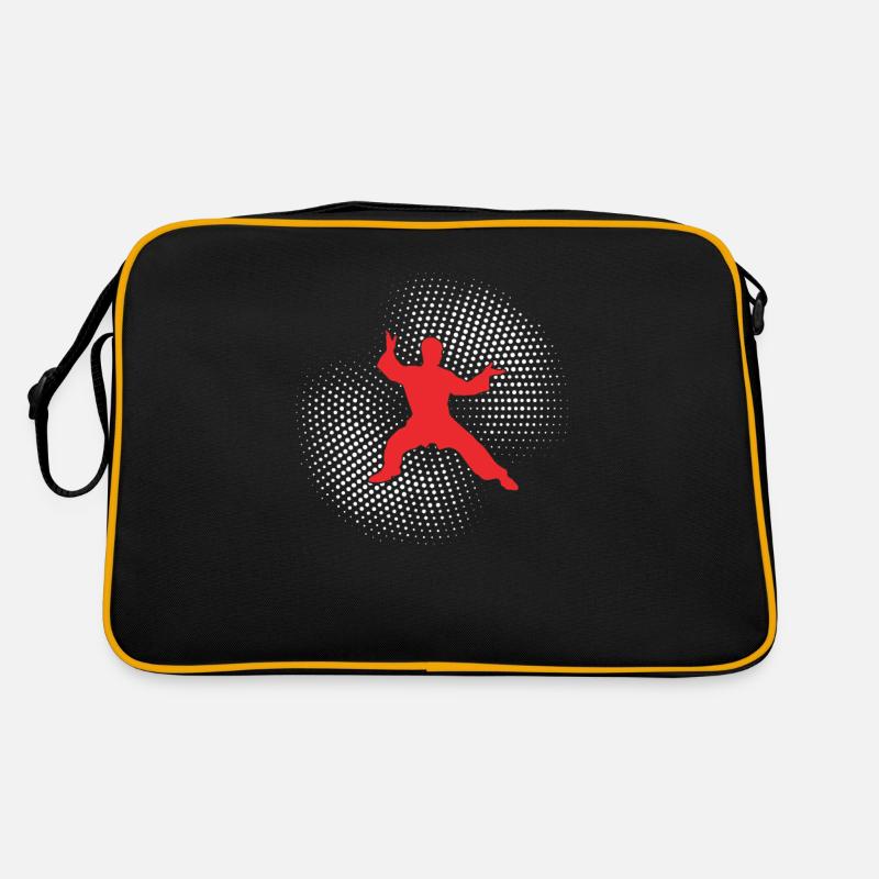 karaté - Sac Retro - noir/or