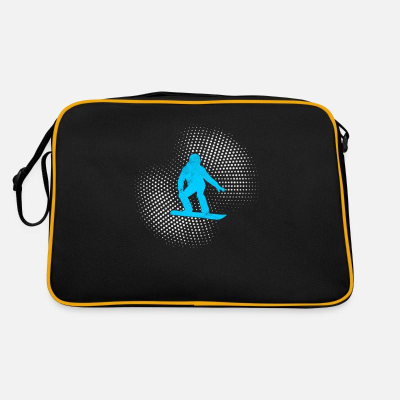 Snowboarding Retro Tasche