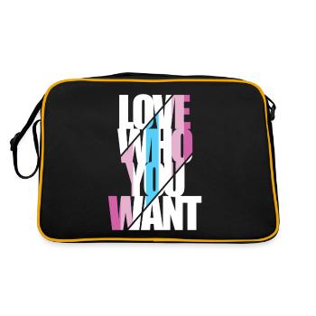 Cadeau Femboy - Sac Retro - noir/or - Dos