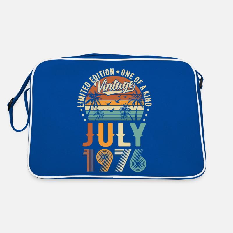 Limited Edition Juli 1976 Geburtstag Geschenk Retro Tasche