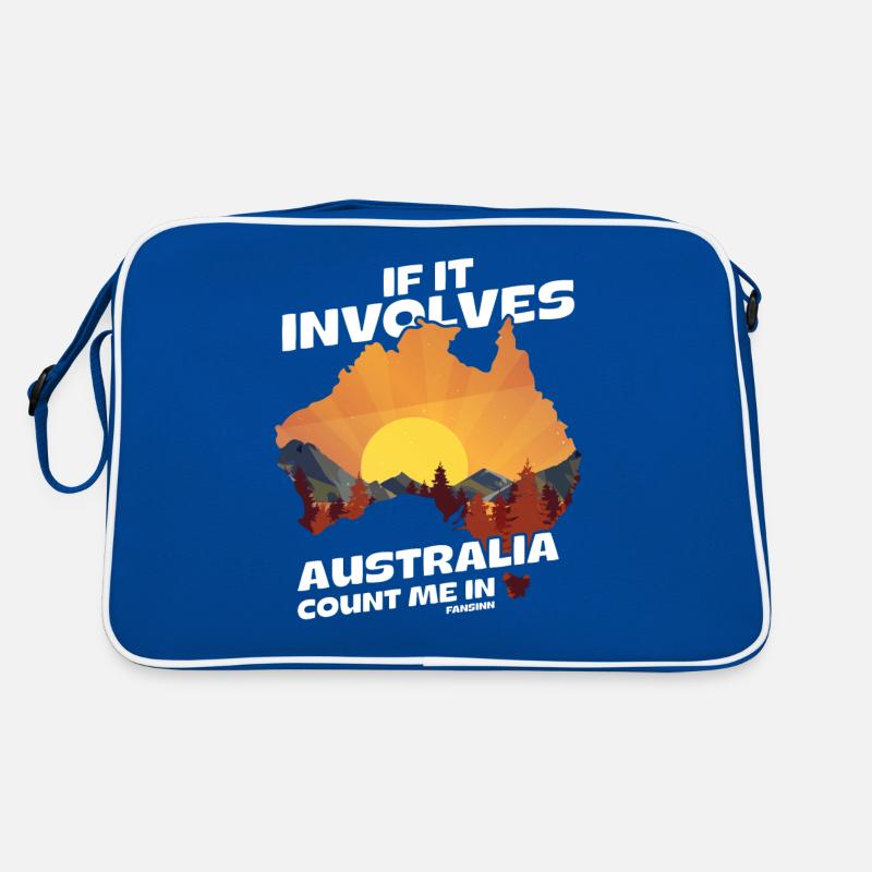 If It Involves Australia Count Me In Retro Bag