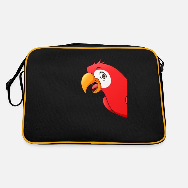 Drôle de perroquet Oiseau Perroquet Espionnage Sac Retro