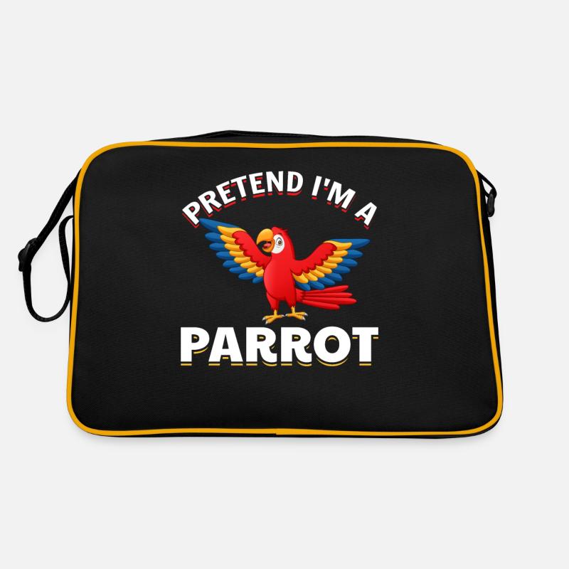 Funny parrot bird - Pretend I'm a Retro Bag