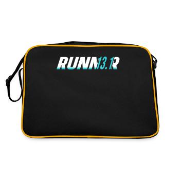 13.1 Coureur de semi-marathon - Sac Retro - noir/or - Dos
