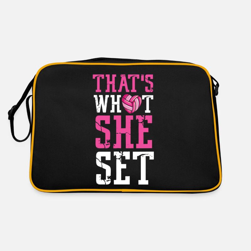 Joueuse de volleyball Équipe Fille C’est Sac Retro