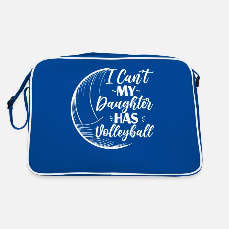 Joueuse de volleyball Fille de l’équipe Sac Retro