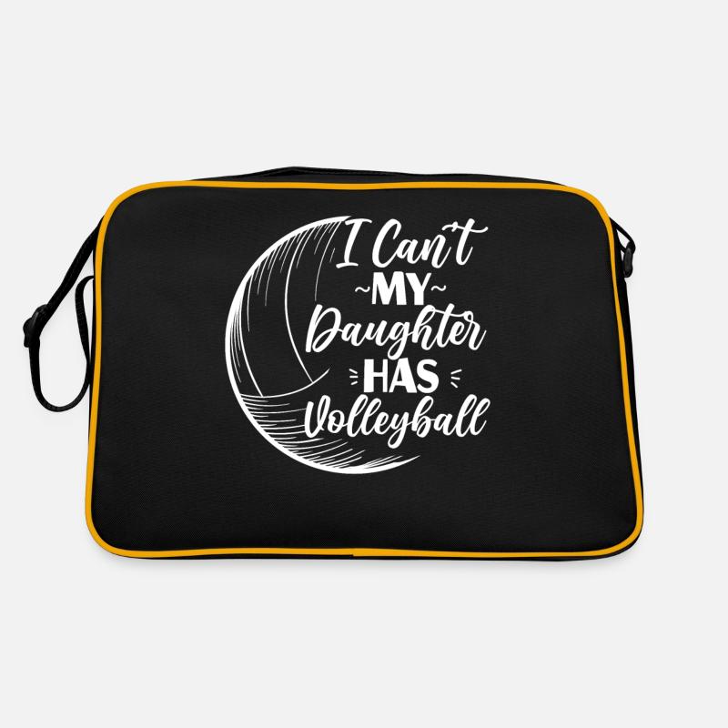 Joueuse de volleyball Fille de l’équipe Sac Retro