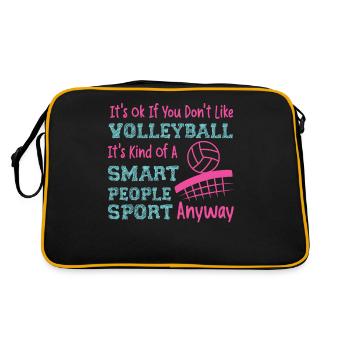 Équipe de volley-ball C’est ok si - Sac Retro - noir/or - Dos