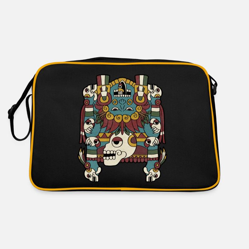 Tlaltecuhtli Déesse aztèque mésoaméricaine Sac Retro