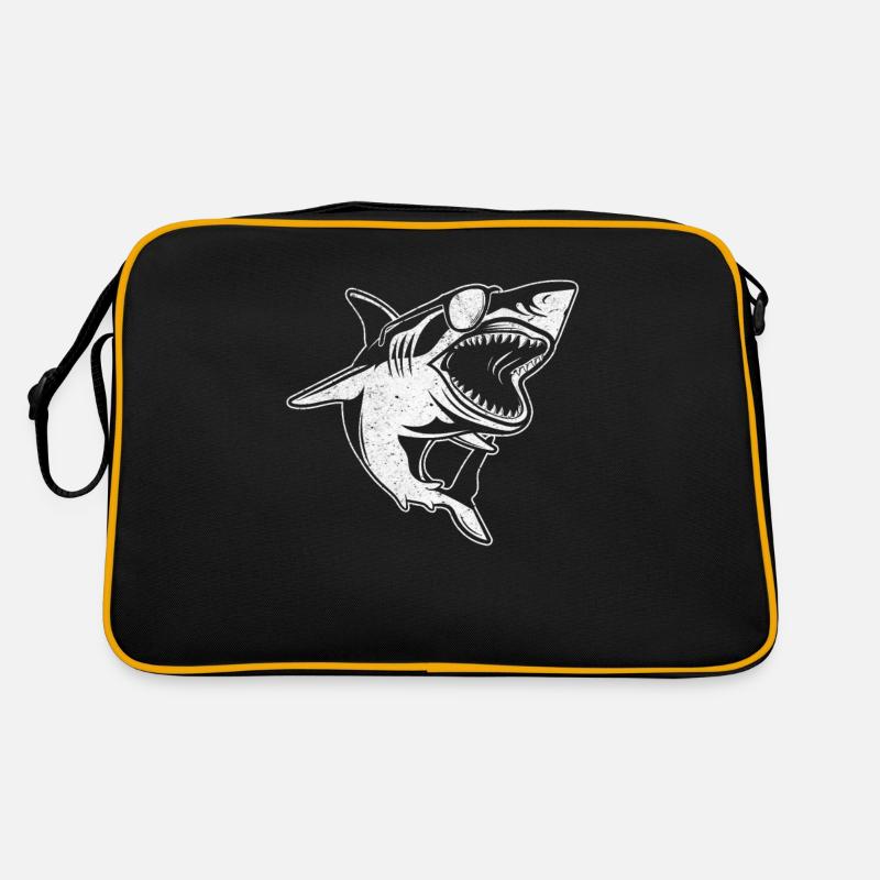 Requin Grand requin blanc Sac Retro