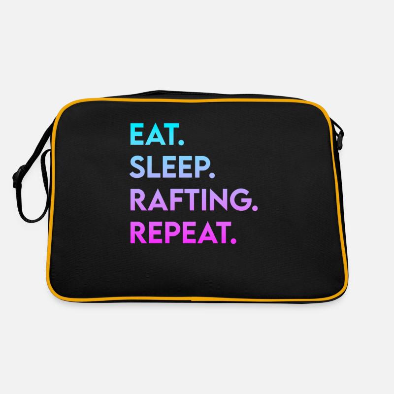 manger du sommeil rafting répéter Sac Retro