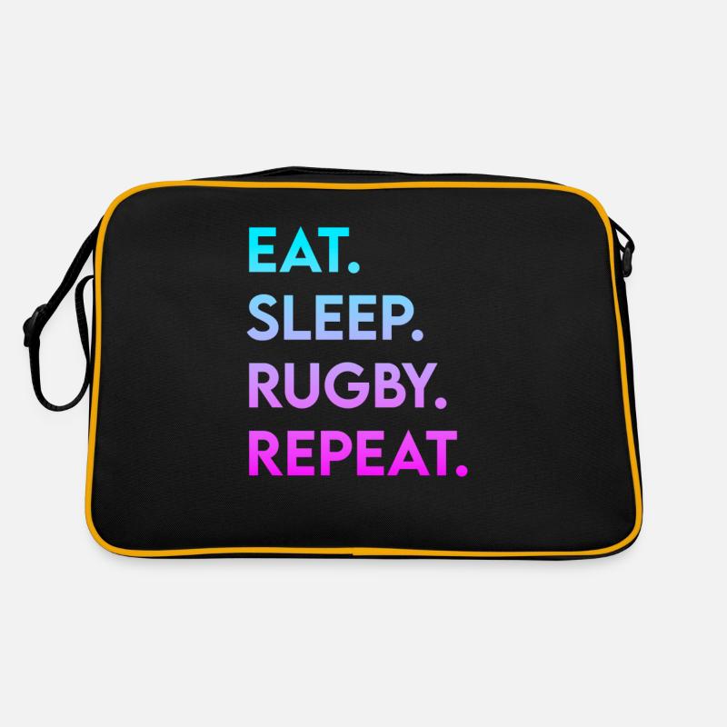 manger dormir rugby répéter Sac Retro