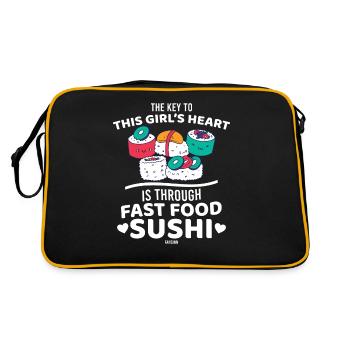 Sushi - Sac Retro - noir/or - Dos