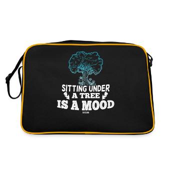 Adoptez la thérapie par l’arbre - Sac Retro - noir/or - Dos