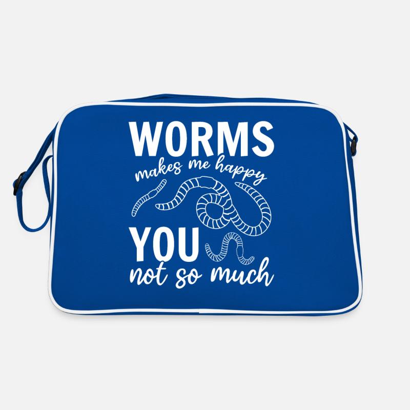 Worms me rend heureux toi pas tellement je Sac Retro
