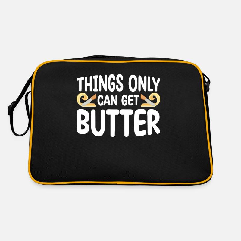 Les choses ne reçoivent que du beurre | | chemise Baker Cuisson Sac Retro